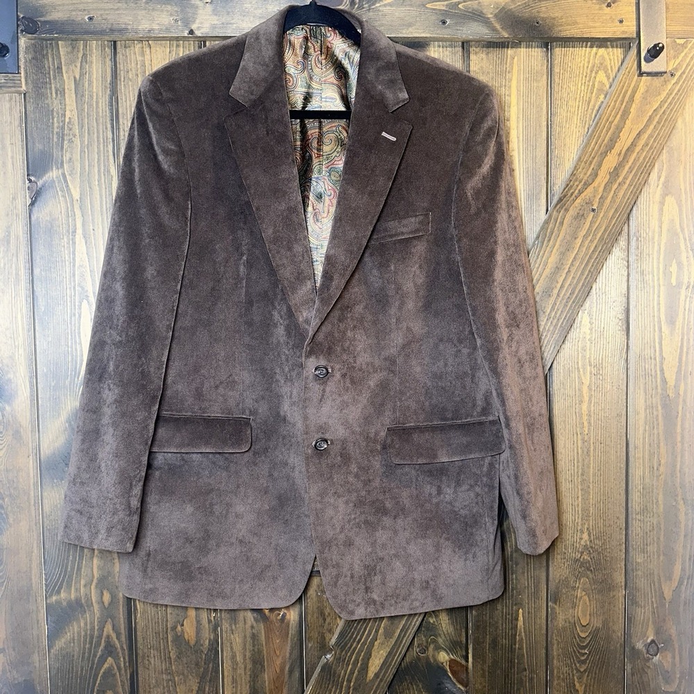 Ralph Lauren Corduroy Two-Button Blazer Sport Coat Preppy Classic Sz 42R